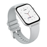 COLMi C28 - Montre connectée avec appels Bluetooth, argent, bracelet silicone - visuel 6
