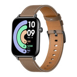 COLMi C28 - Montre connectée noir, bracelet cuir marron - visuel 3