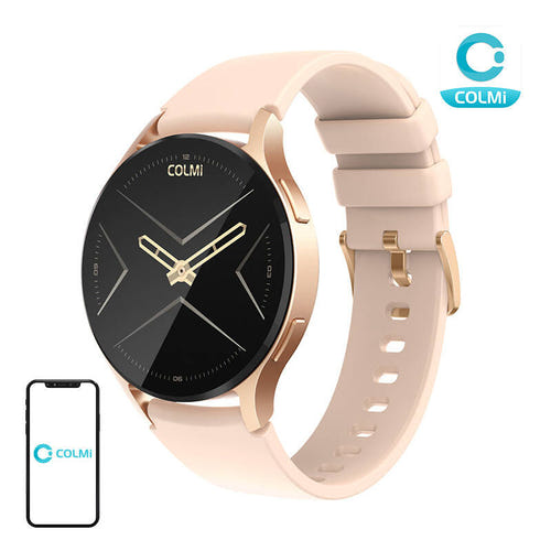 COLMi i28 Ultra - Montre connectée santé et bien-être, or : Gold face