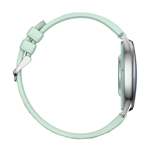 COLMi L28 - Montre connectée argent et vert, bracelet cuir vert - visuel 3