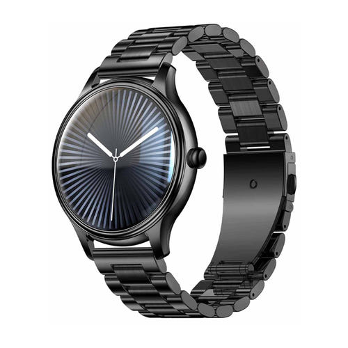 COLMi L28 - Montre connectée noire, bracelet acier noir - visuel 2