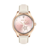 COLMi L28 - Montre connectée AMOLED 1,32 pouce, or, bracelet cuir doré - visuel 3