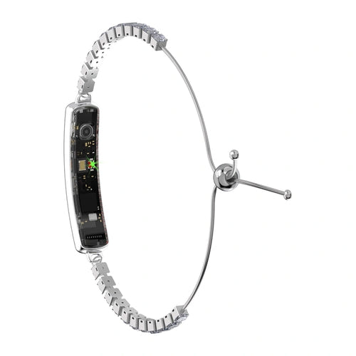 COLMi M06 - Bracelet connecté bijou et santé (argent) : écran application da halo