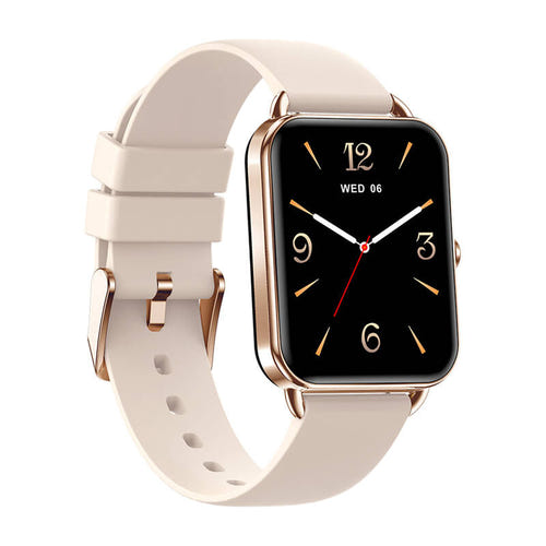 COLMi P20 - Montre connectée AMOLED 1,65 pouce, coloris or : bracelet silicone or