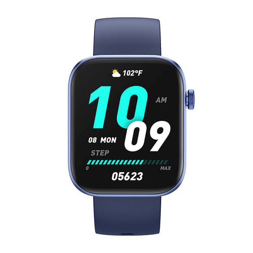 COLMi P71 - Montre connectée sport 1,9 pouce, coloris bleu : bracelet silicone bleu sport