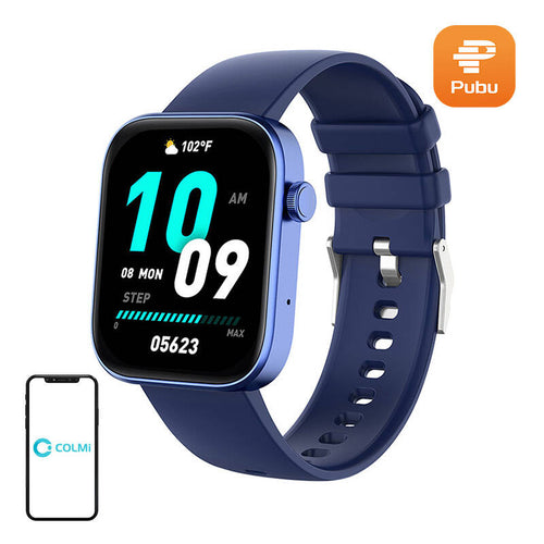 COLMi P71 - Montre connectée sport 1,9 pouce, coloris bleu - visuel 1