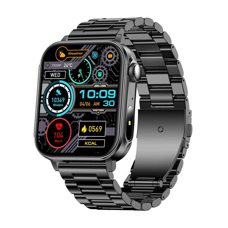 COLMi P80 - Montre connectée bracelet acier noir - visuel 1