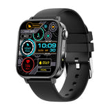 COLMi P80 - Montre connectée 1,83 pouce 60 Hz, bracelet silicone noir : noire
