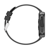 COLMi P80 - Montre connectée 1,83 pouce 60 Hz, bracelet silicone noir : noire poignet