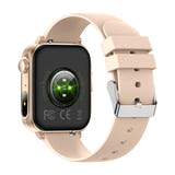 COLMi P80 - Montre connectée suivi cardiaque 8 canaux, bracelet silicone or : doré P80