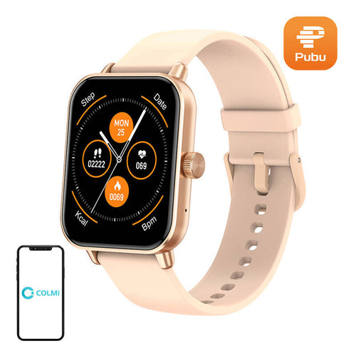 COLMi P81 - Montre connectée personnalisable 1,9 pouce, coloris or - visuel 1