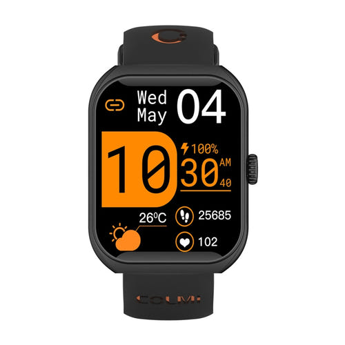 COLMi P86 - Montre connectée AMOLED 1,93 pouce, coloris noir : cadran AMOLED P86 noir