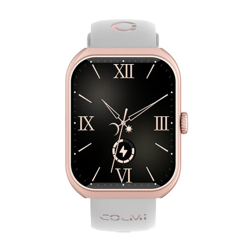 COLMi P86 - Montre connectée AMOLED 1,93 pouce, coloris or rose : capteur cardiaque huit canaux