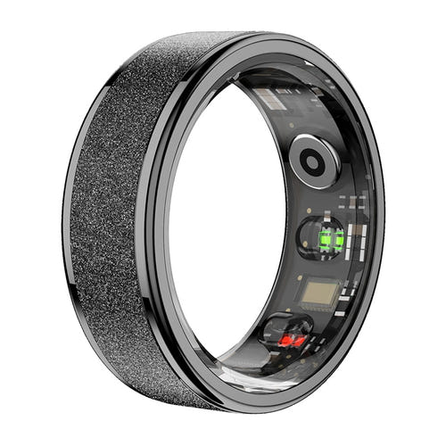 COLMi R10 - Bague connectée suivi d'activité (taille 10, 20 mm, noir) : noire