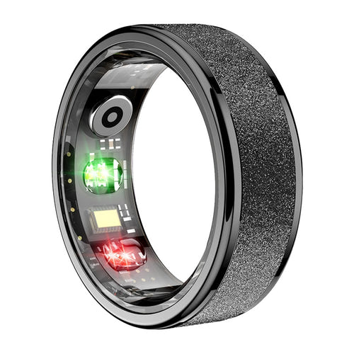 COLMi R10 - Bague connectée suivi d'activité (taille 10, 20 mm, noir) : boîtier de charge nomade