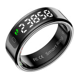 COLMi R12 - Bague connectée taille 9, diamètre intérieur 19,1 mm, noir : écran LED au doigt