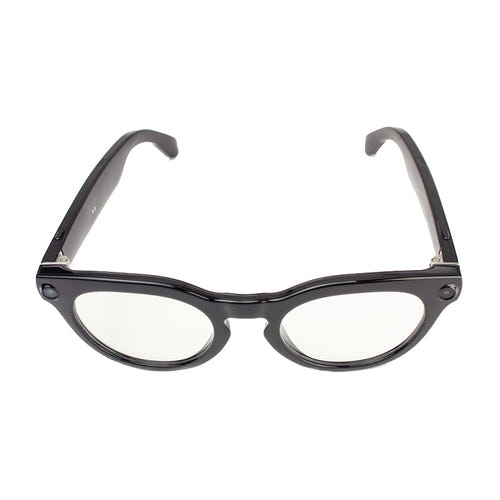 COLMi V03 - Lunettes audio connectées monture ronde anti-lumière bleue : verres filtre lumière bleue