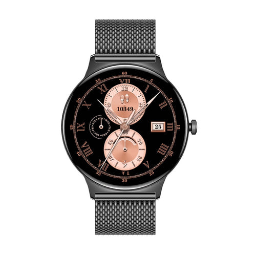 COLMi V89 - Montre connectée sport bracelet acier, noire : salle