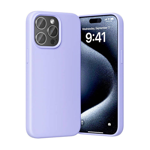 Vention KUFV0-40 - coque de protection en silicone MagSafe pour iPhone 15 Pro Max, violet : profil