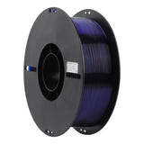 Creality CR-PETG - Filament 3D 1,75 mm 1 kg, bleu transparent : effet verre