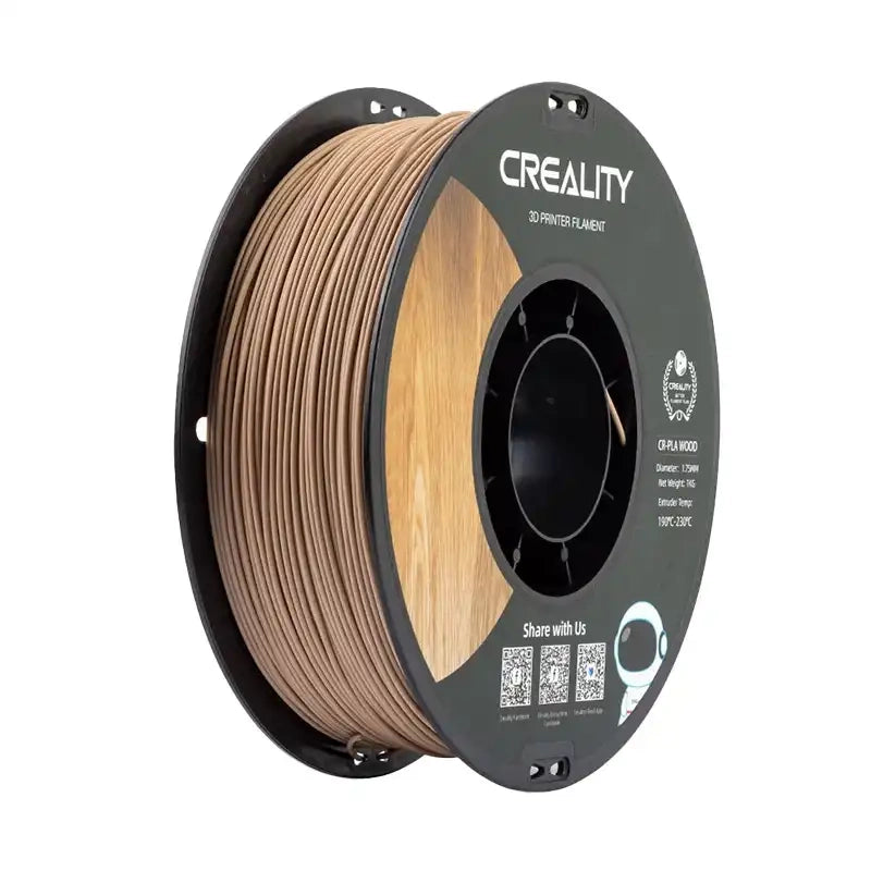 Creality CR-PLA Wood - Filament 3D effet bois 1,75 mm 1 kg, pin blanc - visuel 1