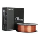 Creality CR-Silk - Filament PLA effet soie 1,75 mm 1 kg, cuivre rouge : bijoux objets déco