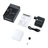 Cycplus AS1 Pocket Airbank - mini pompe électrique 100 PSI de 95 g : étui silicone et accessoires