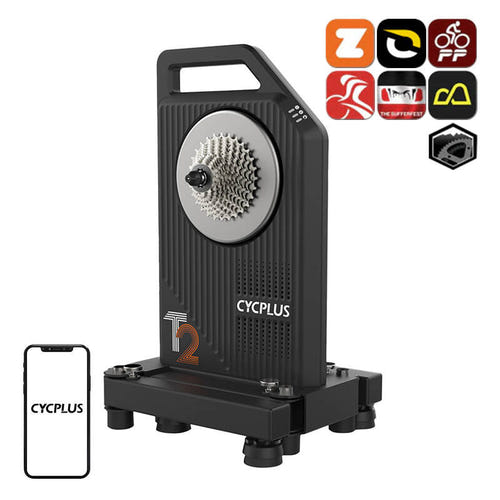 Cycplus T2 - Home trainer connecté à transmission directe (vue 1)