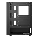 darkFlash - Boîtier PC A290 verre trempé (noir, sans ventilateurs) : arrière