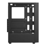 darkFlash - Boîtier PC A290 verre trempé (noir, sans ventilateurs) : intérieur