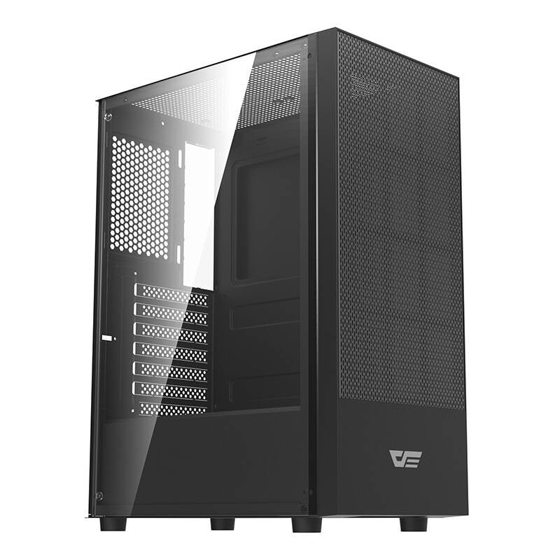 darkFlash - Boîtier PC A290 verre trempé (noir, sans ventilateurs) - visuel 1