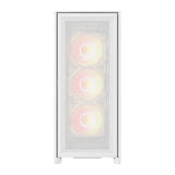 darkFlash - Boîtier PC AIRNOVA grande tour E-ATX + 3 ventilateurs (blanc) : filtres