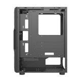 darkFlash - Boîtier PC Aquarius Acrylic façade diamant (noir) : dessus
