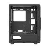 darkFlash - Boîtier PC Aquarius Acrylic façade diamant (noir) : détail