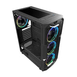 darkFlash - Boîtier PC Aquarius Acrylic façade diamant (noir) : intérieur