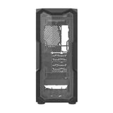 darkFlash - Boîtier PC Aquarius Acrylic façade diamant (noir) : profil