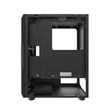 darkFlash - Boîtier PC Aquarius Mesh (noir, sans ventilateurs) : connectique