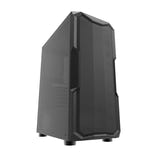darkFlash - Boîtier PC Aquarius Mesh (noir, sans ventilateurs) : détail