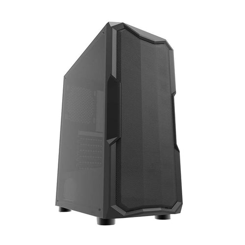 darkFlash - Boîtier PC Aquarius Mesh (noir, sans ventilateurs) : vue ensemble