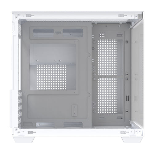 darkFlash - Boîtier PC B275 panoramique (blanc, sans ventilateurs) : intérieur