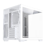 darkFlash - Boîtier PC B275 panoramique (blanc, sans ventilateurs)
