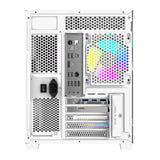 darkFlash - Boîtier PC B275 PRO panoramique + 6 ventilateurs (blanc) : détail