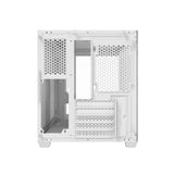 darkFlash - Boîtier PC C275P mini tour panoramique (blanc, sans ventilateurs) : dessus