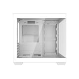 darkFlash - Boîtier PC C275P mini tour panoramique (blanc, sans ventilateurs) : détail