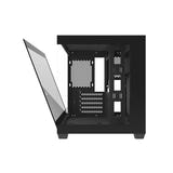 darkFlash - Boîtier PC C275P mini tour panoramique (noir, sans ventilateurs) : détail