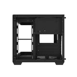 darkFlash - Boîtier PC C275P mini tour panoramique (noir, sans ventilateurs) : profil