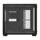 darkFlash - Boîtier PC C285 double vitrage (noir, sans ventilateurs) : profil