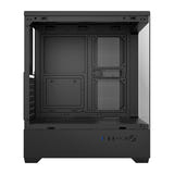 darkFlash - Boîtier PC C365 mini tour panoramique (noir, sans ventilateurs) : vue ensemble