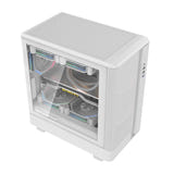 darkFlash - Boîtier PC DB330M Mesh compact (blanc, sans ventilateurs) : détail