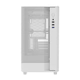 darkFlash - Boîtier PC DB330M Mesh compact (blanc, sans ventilateurs) : intérieur